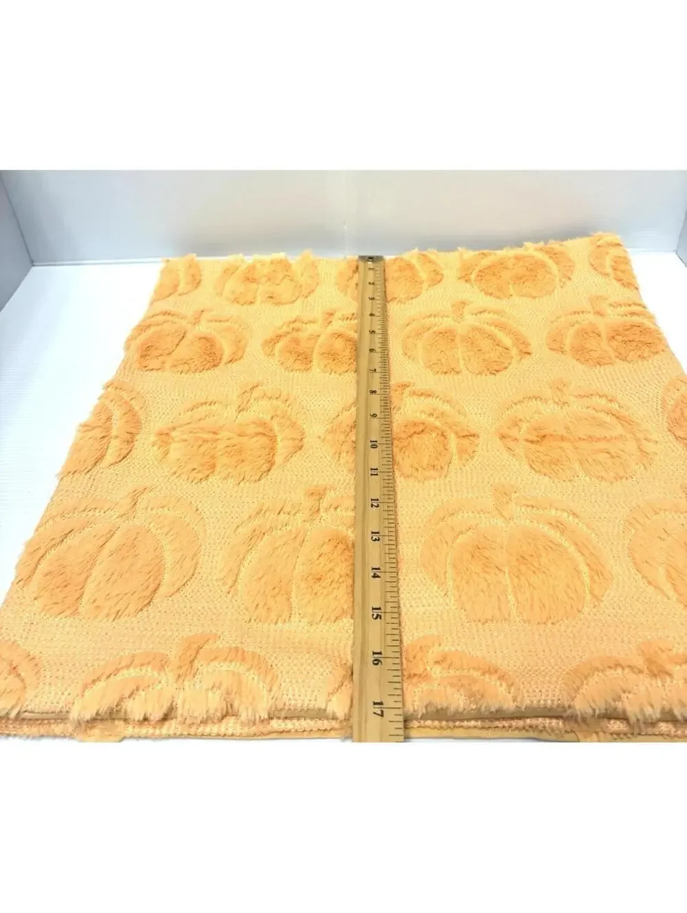 2pc Set Orange Pumpkin Throw Pillow COVERS Chenille Tufted Fall Autumn Decor